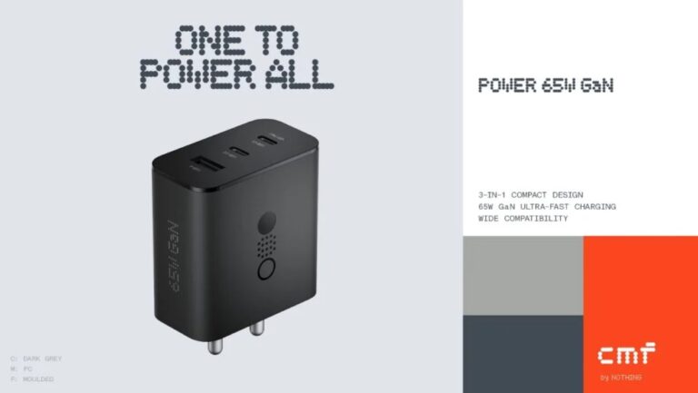 CMF by Nothing launches Buds Pro TWS and Power 65W GaN charger
