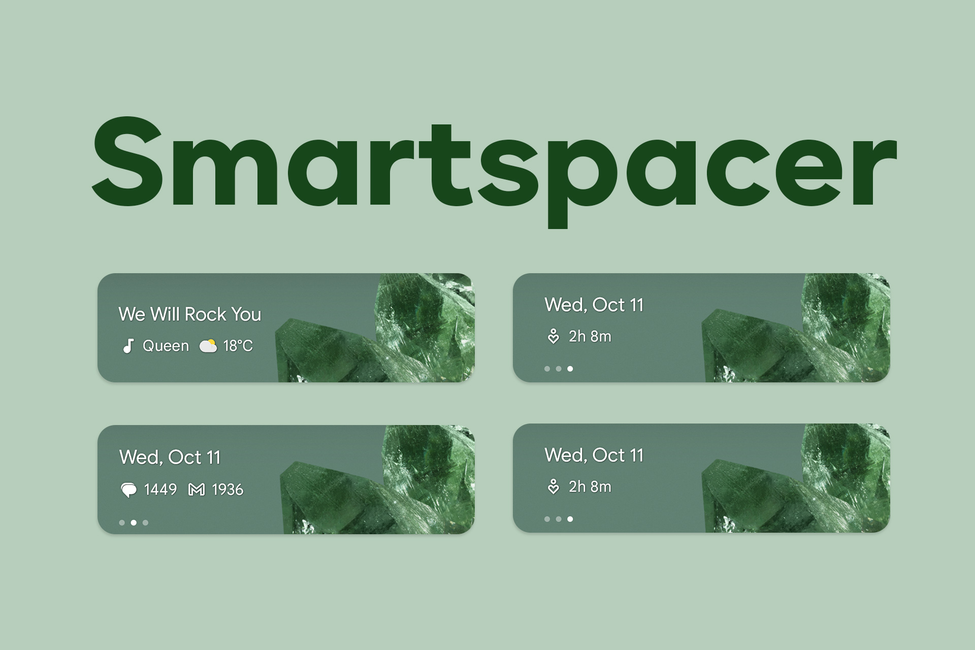 Customizing At a Glance is now possible with Smartspacer