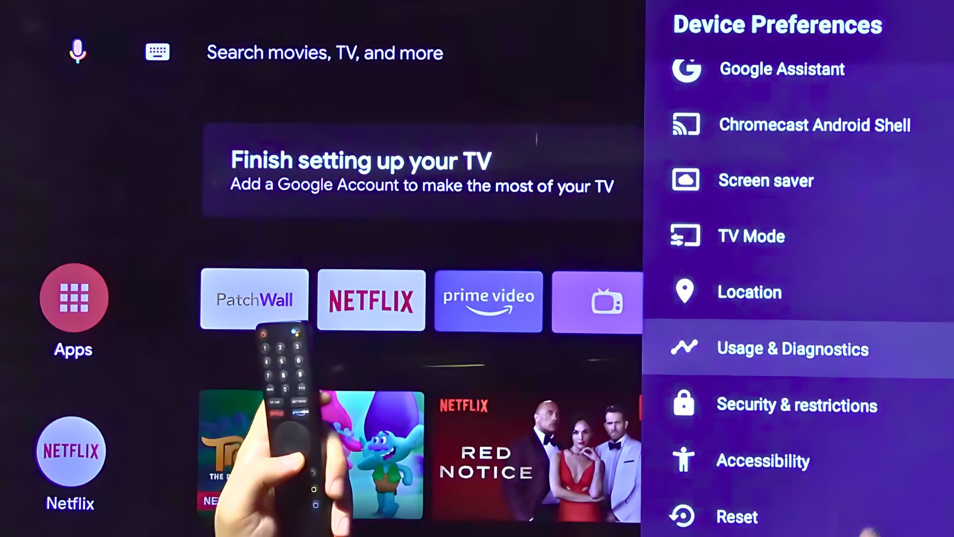 How to turn off voice assistant in Xiaomi TV