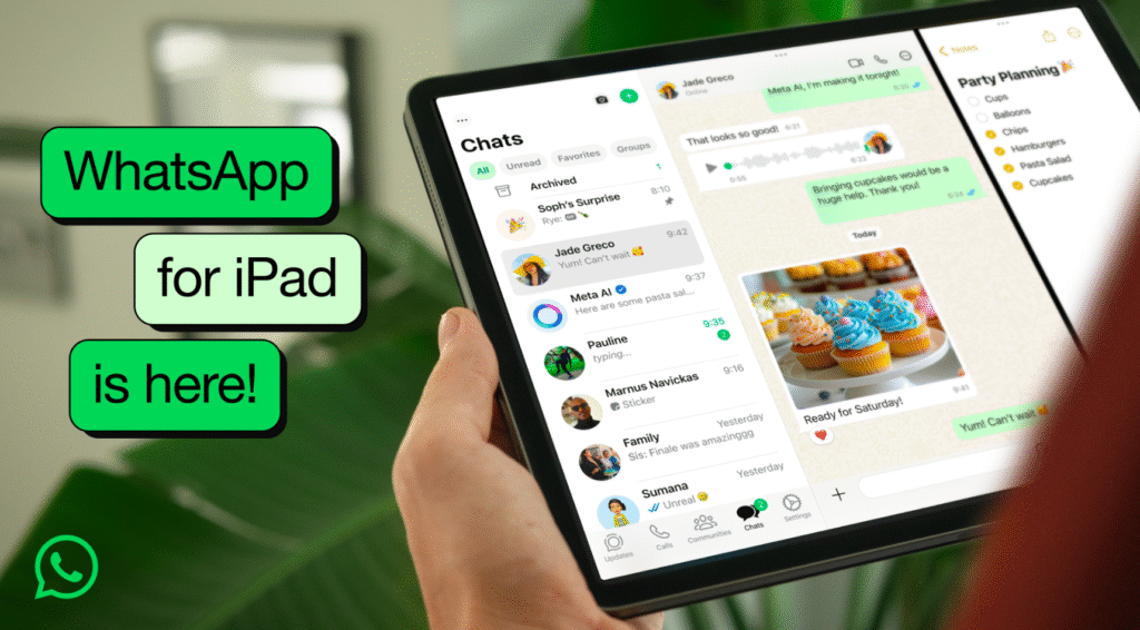 WhatsApp for iPad