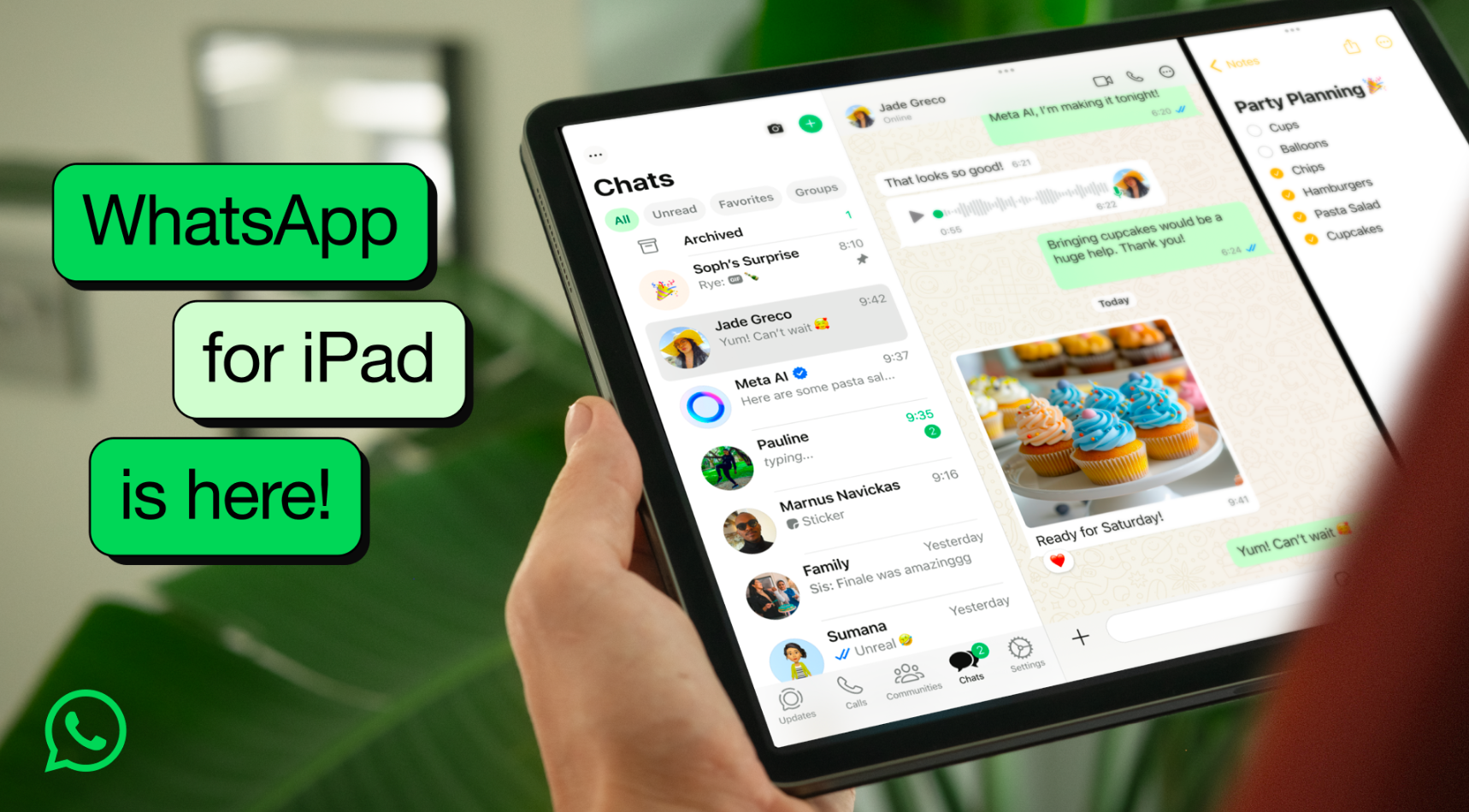 WhatsApp for iPad
