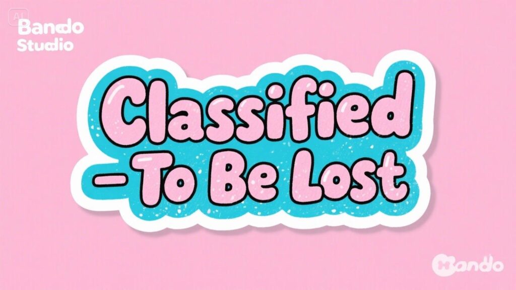 Classified – To Be Lost