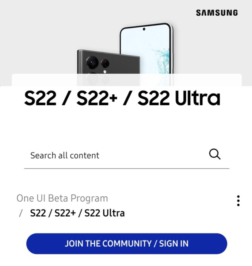 Galaxy S22 series One UI 8.0