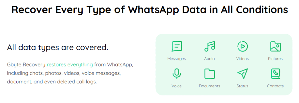 Advanced Deep Scan for Comprehensive WhatsApp Data